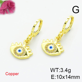 Fashion Copper Earrings  F6E404081baka-L002