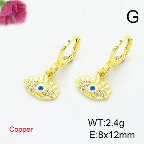 Fashion Copper Earrings  F6E404084baka-L002