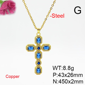 Fashion Copper Necklace  F6N404746vbmb-L002