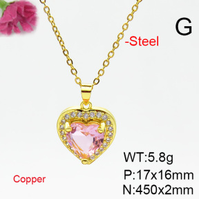 Fashion Copper Necklace  F6N404766baka-L002
