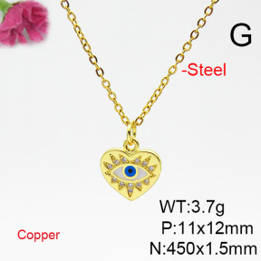 Fashion Copper Necklace  F6N404769vaia-L002