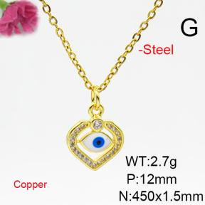 Fashion Copper Necklace  F6N404771vaia-L002