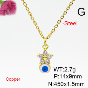 Fashion Copper Necklace  F6N404774vaia-L002