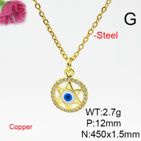 Fashion Copper Necklace  F6N404775vaia-L002
