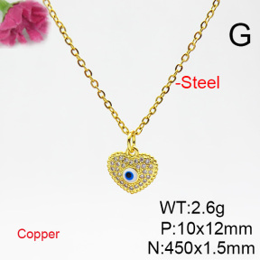 Fashion Copper Necklace  F6N404776vaia-L002