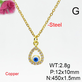 Fashion Copper Necklace  F6N404777vaia-L002