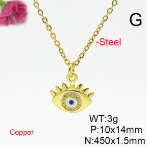 Fashion Copper Necklace  F6N404778vaia-L002