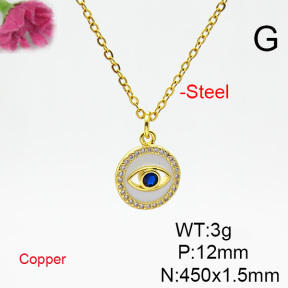 Fashion Copper Necklace  F6N404779vaia-L002