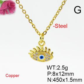 Fashion Copper Necklace  F6N404781vaia-L002