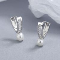 925 Silver Earrings WT:3.9g 12.2*20mm JE2739bihm-Y06 A-17-6