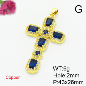 Fashion Copper Pendant  XFPC07242vbmb-L002