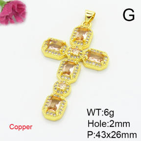 Fashion Copper Pendant  XFPC07246vbmb-L002