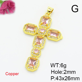 Fashion Copper Pendant  XFPC07248vbmb-L002