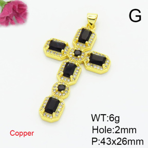 Fashion Copper Pendant  XFPC07250vbmb-L002