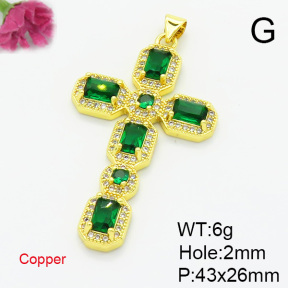 Fashion Copper Pendant  XFPC07252vbmb-L002