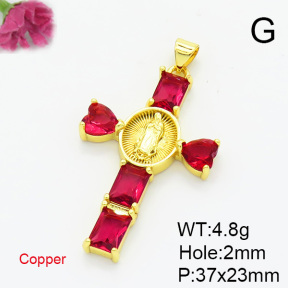 Fashion Copper Pendant  XFPC07272ablb-L002