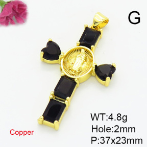 Fashion Copper Pendant  XFPC07278ablb-L002