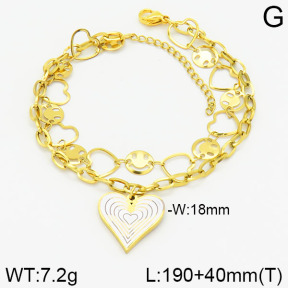 Stainless Steel Bracelet  2B3001156vhha-733