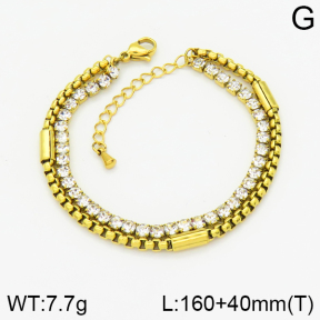 Stainless Steel Bracelet  2B4001743bbov-669