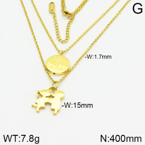 Stainless Steel Necklace  2N2001753bbov-434