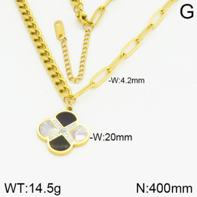 Stainless Steel Necklace  2N4001165vbnl-434
