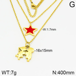 Stainless Steel Necklace  2N4001166bbov-434