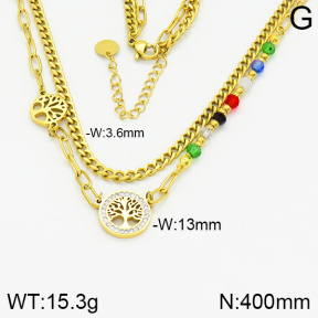 Stainless Steel Necklace  2N4001185bhjl-669