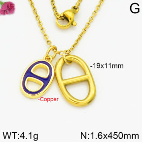 Fashion Copper Necklace  F2N300041vhha-J135