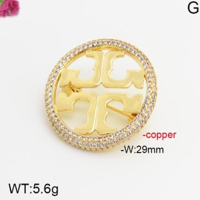 Fashion Copper  Tory Brooch  PBR141713biib-J82