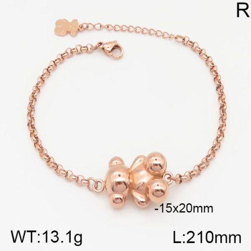 SS Bear Bracelets  TB5000213vhmv-659