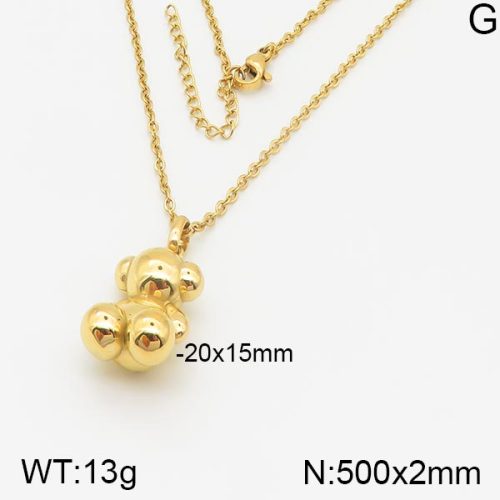 SS Bear Necklaces  TN5000165ahlv-659