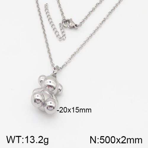 SS Bear Necklaces  TN5000167ahjb-659