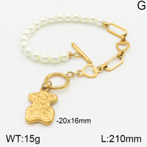 SS Bear Bracelets  TB5000223ahlv-656