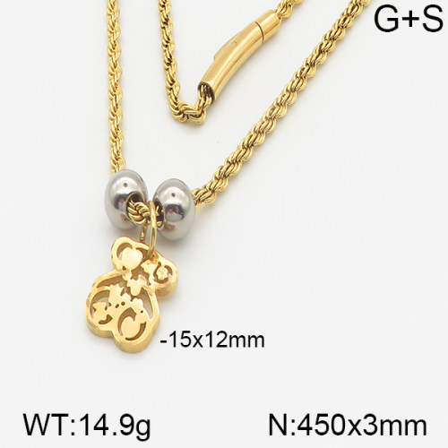 SS Bear Necklaces  TN5000171biib-722