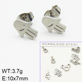 Stainless Steel Earrings  2E2001173aajl-698
