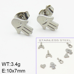 Stainless Steel Earrings  2E2001175aajl-698