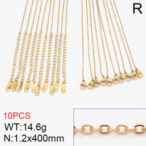 Stainless Steel Necklace  2N2001773vhov-478