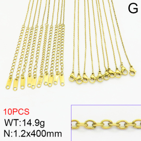 Stainless Steel Necklace  2N2001774ahjb-478