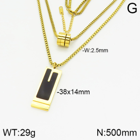 Stainless Steel Necklace  2N4001243bhbl-478