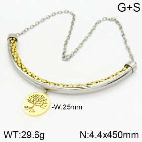 Stainless Steel Necklace  2N2001779ahjb-317