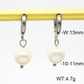 Stainless Steel Earrings  Cultured Freshwater Pearls  6E3002463bbov-908