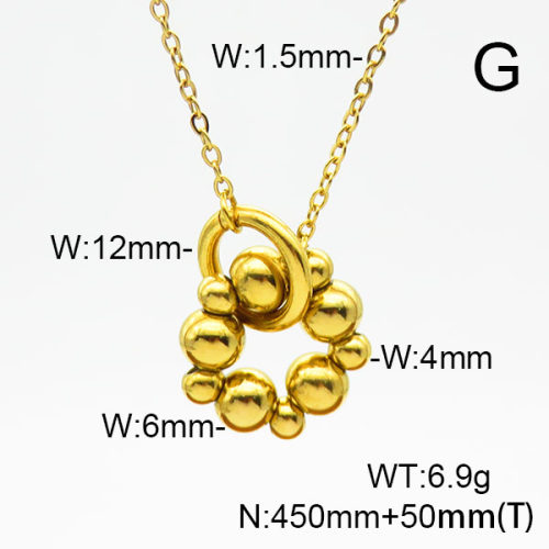 Stainless Steel Necklace  6N2003542vbnb-908