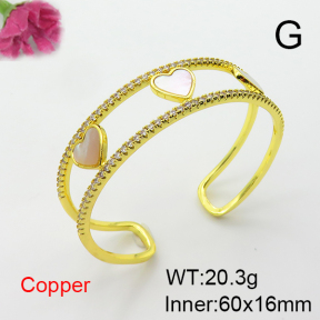 Fashion Copper Bangle  F6BA41530vhov-L017