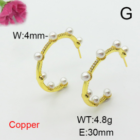 Fashion Copper Earrings  F6E301648aivb-L017