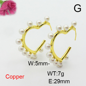 Fashion Copper Earrings  F6E301649ahjb-L017