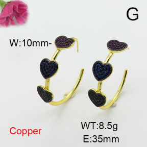 Fashion Copper Earrings  F6E404086bhia-L017
