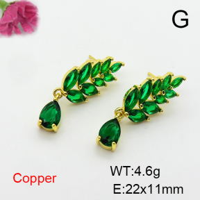 Fashion Copper Earrings  F6E404089bhva-L017