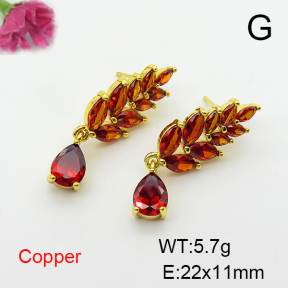 Fashion Copper Earrings  F6E404090bhva-L017