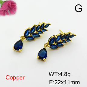 Fashion Copper Earrings  F6E404091bhva-L017