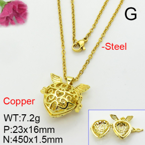 Fashion Copper Necklace  F6N200224baka-L017